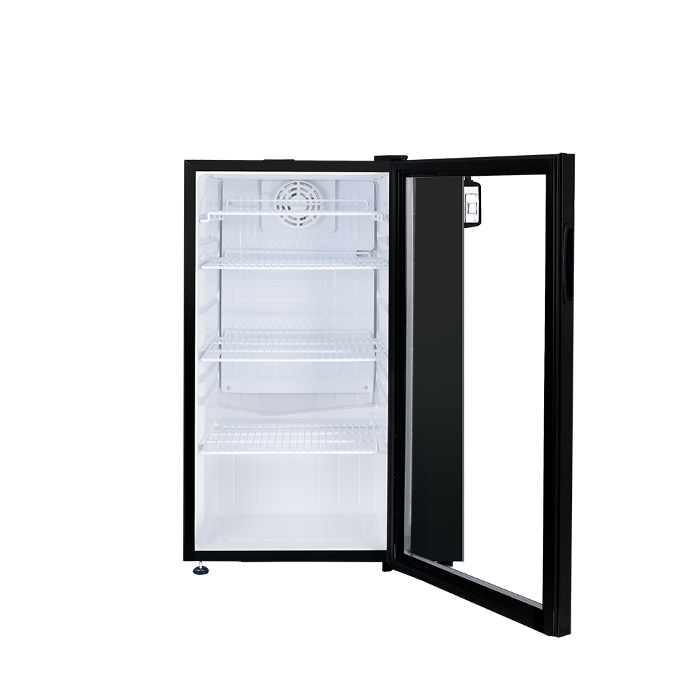 Showcase Maxi Bar Vitré 120 L NOIR – CRP120N