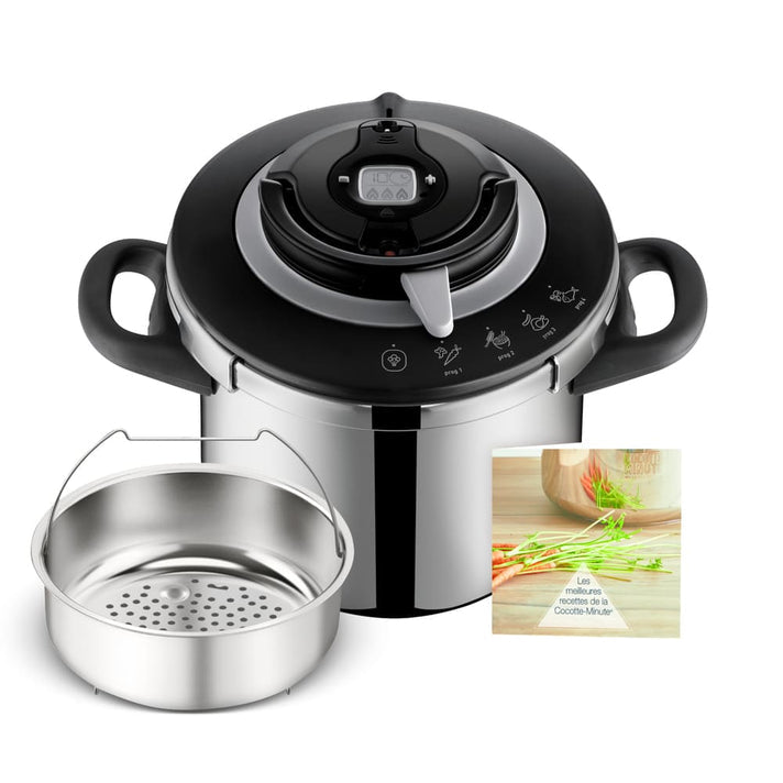 Seb Cocotte-Minute Clipso+ CHEF 8L Induction Inox /4 programmes