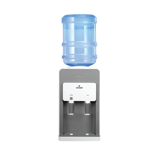 Distributeur d’eau CRISTOR – 20 L – Sur Table – R600a – Blanc et Gris kde-f15eg