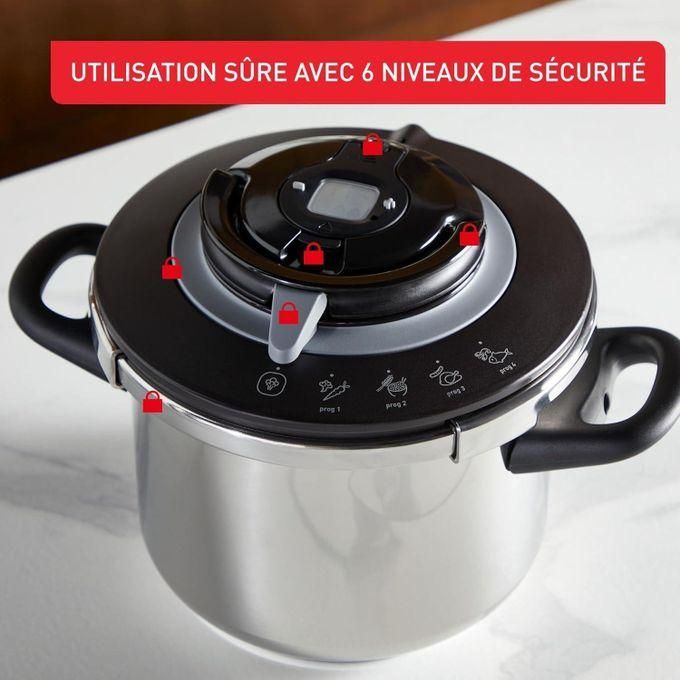 Seb Cocotte-Minute Clipso+ CHEF 6L Induction Inox